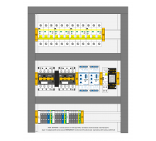 Шкаф автоматического ввода резерва (АВР) 2 ВВОДА, 16А, IP31, релейная схема (НКУ.АВР-004-016-IP31)