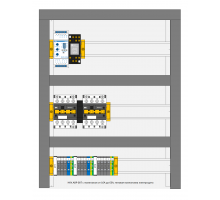 Шкаф автоматического ввода резерва (АВР) 2 ВВОДА, 20А, IP31, релейная схема (НКУ.АВР-007-020-IP31)