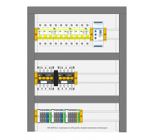 Шкаф автоматического ввода резерва (АВР) 2 ВВОДА, 20А, IP31, релейная схема (НКУ.АВР-012-020-IP31)