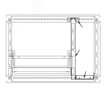 CAE/CQE Комплект для создания кабельного отсека для шкафов 2000 x 600