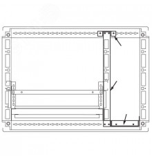 CAE/CQE Комплект для создания кабельного отсека для шкафов 1800 x 600