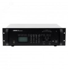 IP-усилитель, 240 Вт, 1 микр+ 1 лин вход, запуск mp3-проигрывателя, 3U