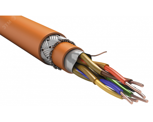 Кабель RS-485 интерфейсный 1х2х0.98 Кнг(А)-FRHF оранжевый (200м)