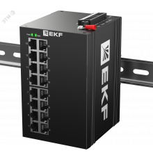Коммутатор промышленный управляемый уровня L2 ML2-16GT, 16 портов 10/100/1000Base-T(X) RJ45, монтаж на динрейку TSX EKF