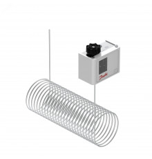 Реле температуры KP 61,капиллярная трубка 6 м,    класс защиты IP30, в комплекте со стенным         кронштейном и с креплениями для капиллярной трубк