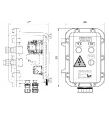 Взрывозащищенный пускатель ПКВ МК 1.0 Exd 302021-ПУСКАТЕЛЬ-МД-18Р