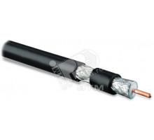 Кабель коаксиальный RG-11. 75 Ом. жила - 14 AWG. черный ПВХ (от -20C дo +80C). общий диаметр 10.16мм. PVC