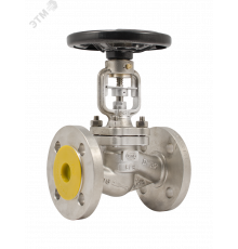 Клапан (Вентиль) запорный сильфонный фланцевый DN40 PN40, сталь нержавеющая